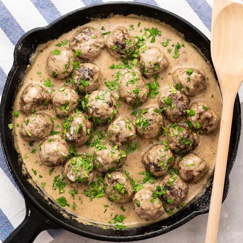 The Best Keto Swedish Meatballs