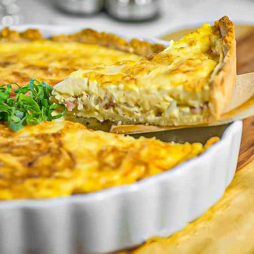 Easy Keto Quiche Recipe - Low Carb Lorraine with a Tasty Low-Carb Crust