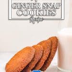 Keto Ginger Snap Cookies.