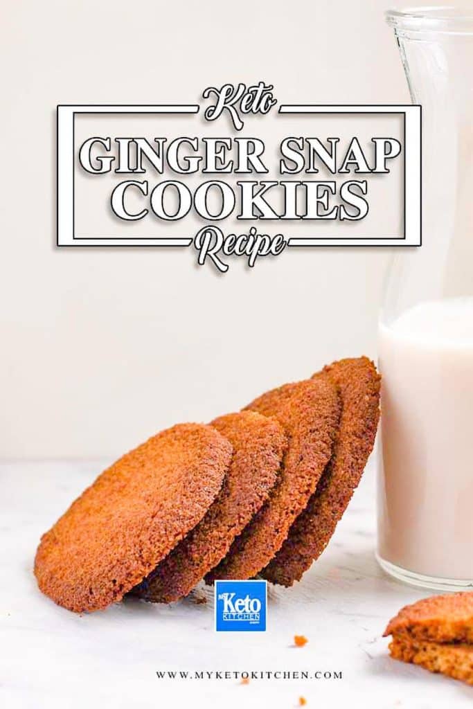 Keto Ginger Snap Cookies.