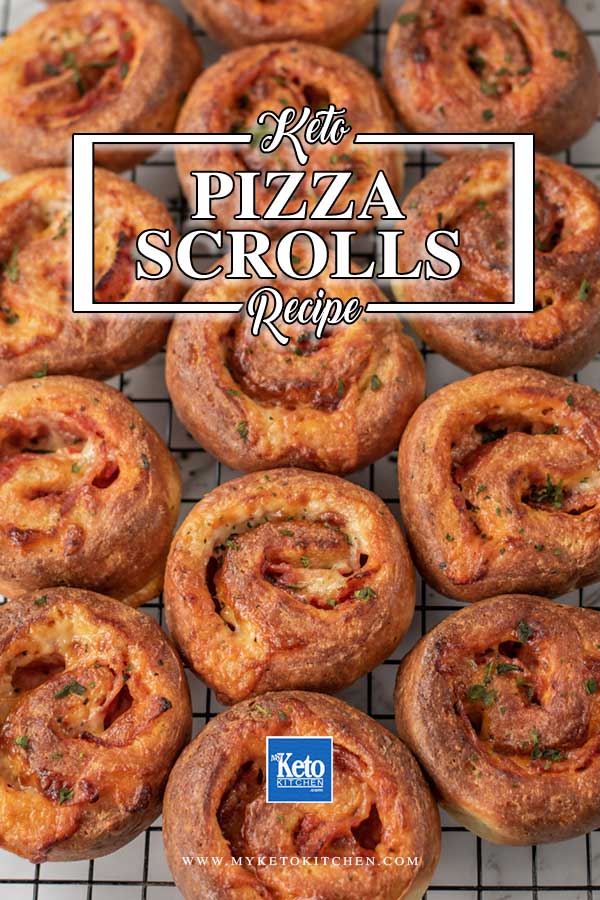 Delicious Low Carb Keto Pizza Scrolls Recipe