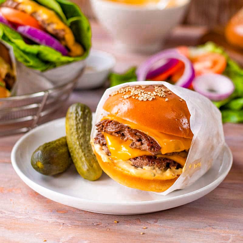 Keto Cheeseburger