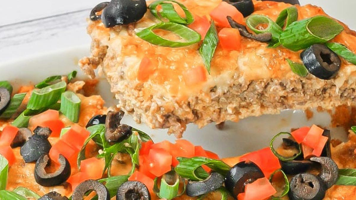 Keto Taco Casserole Recipe (2g Carbs)