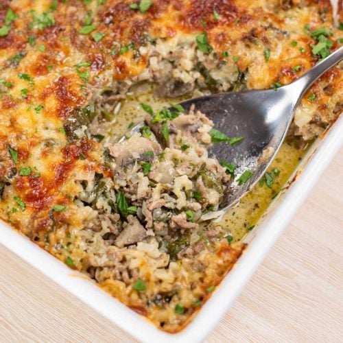 Keto Ground Beef Casserole