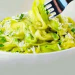 Keto Pasta Zoodles with Avocado Sauce