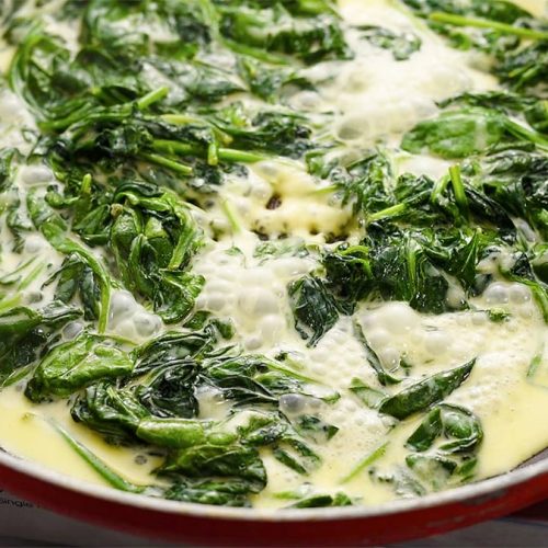 Easy Keto Creamed Spinach Recipe (2g Carbs)