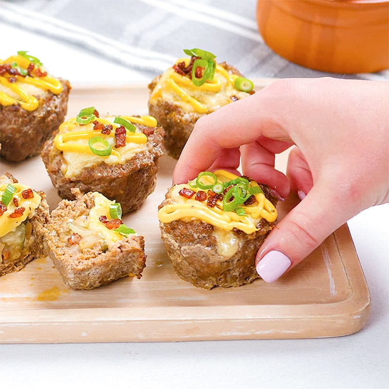 Keto Hamburger Cups 