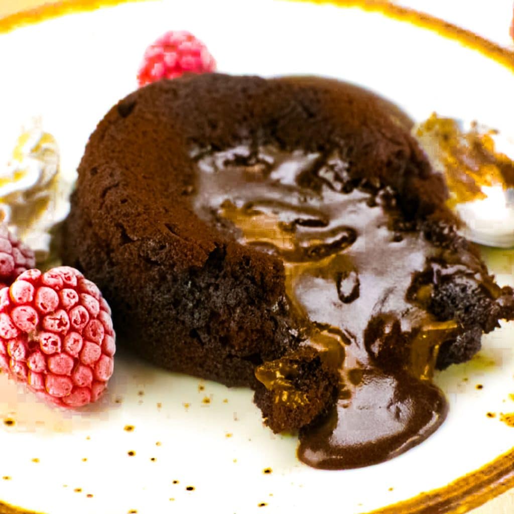 Keto molten lava cake.