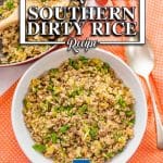 Delicious Keto Dirty Rice with Cauliflower Rice.