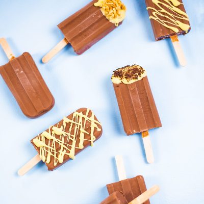 Keto Ice Cream Bars (4 Ingredients)