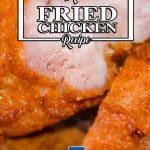 Keto fried chicken ready to eat.