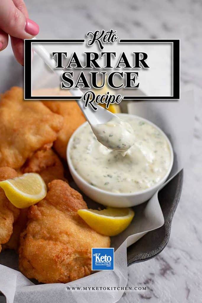 Keto tartar sauce ready to eat