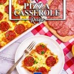 The Best Keto Pizza Casserole Recipe - Easy Bake.