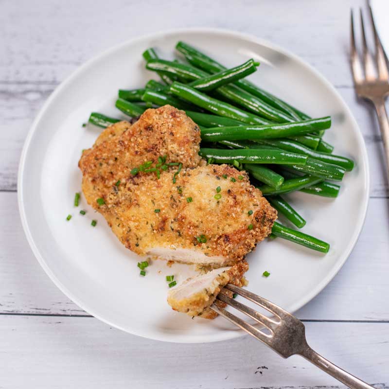 Keto Breaded Chicken Thighs - Ranch Style | My Keto Kitchen