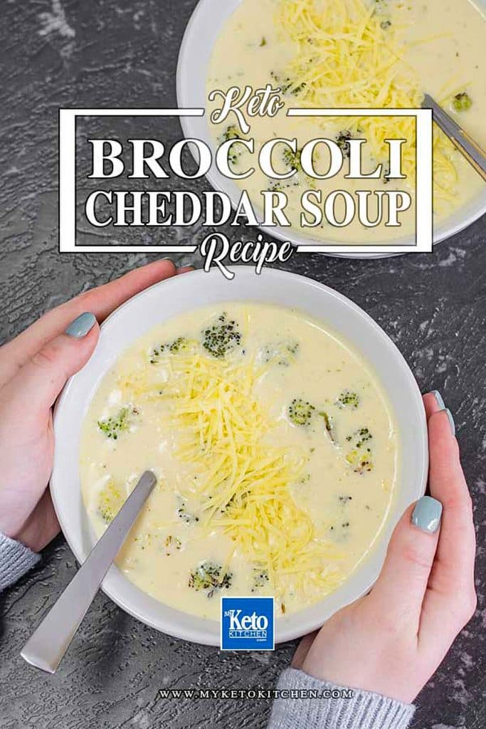 Keto Broccoli and Cheese Soup.