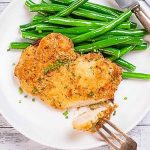 Keto breaded chicken thighs