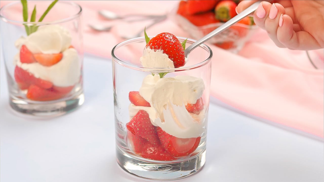 Low Carb Strawberries Cream Romanoff Recipe My Keto Kitchen