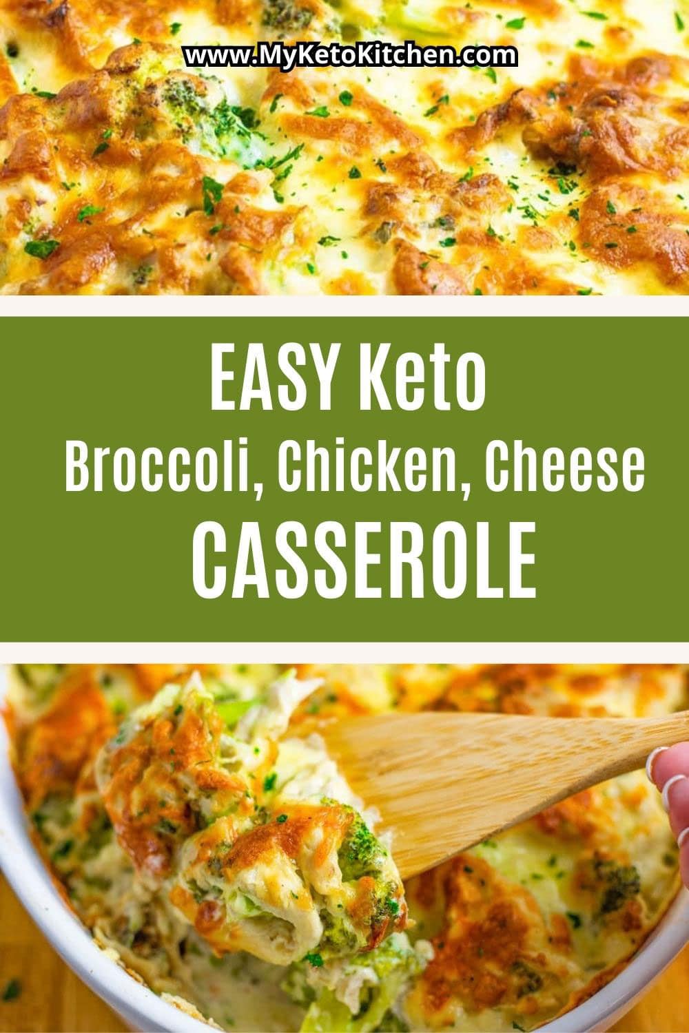 Easy Keto Chicken Broccoli Casserole Bake Super Cheesy!