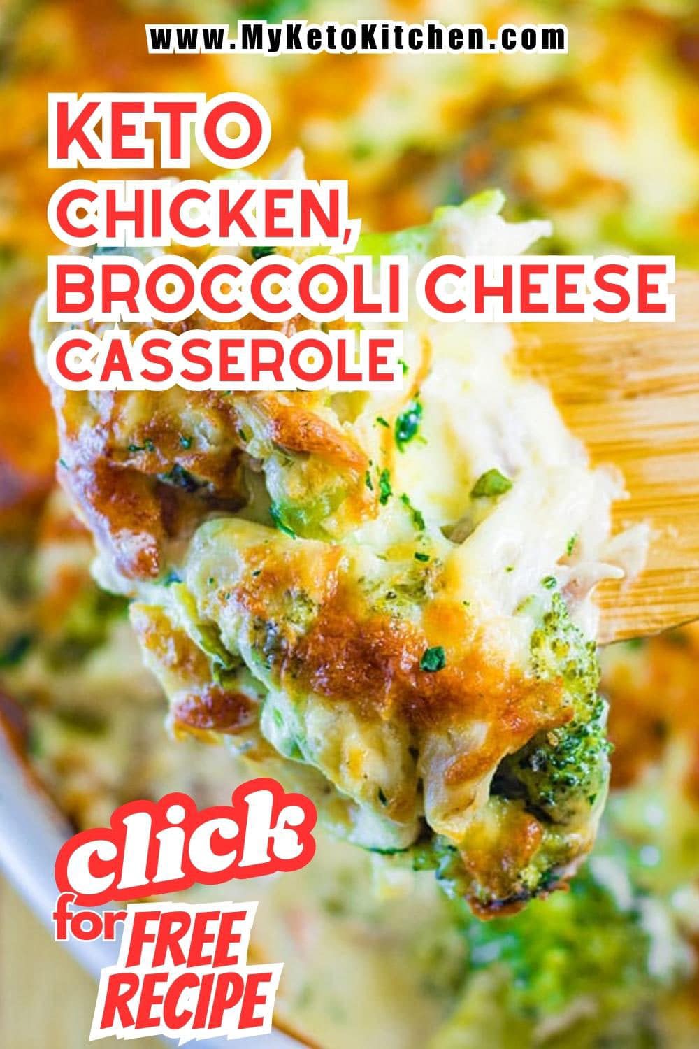 Easy Keto Chicken Broccoli Casserole Bake Super Cheesy!