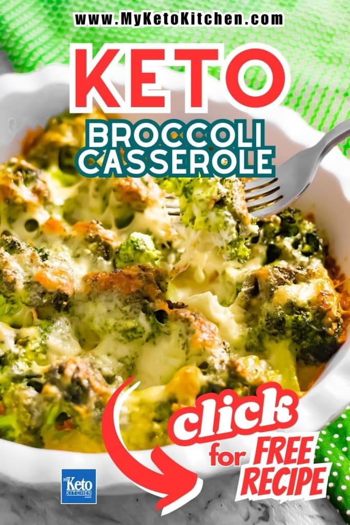 Easy keto broccoli casserole