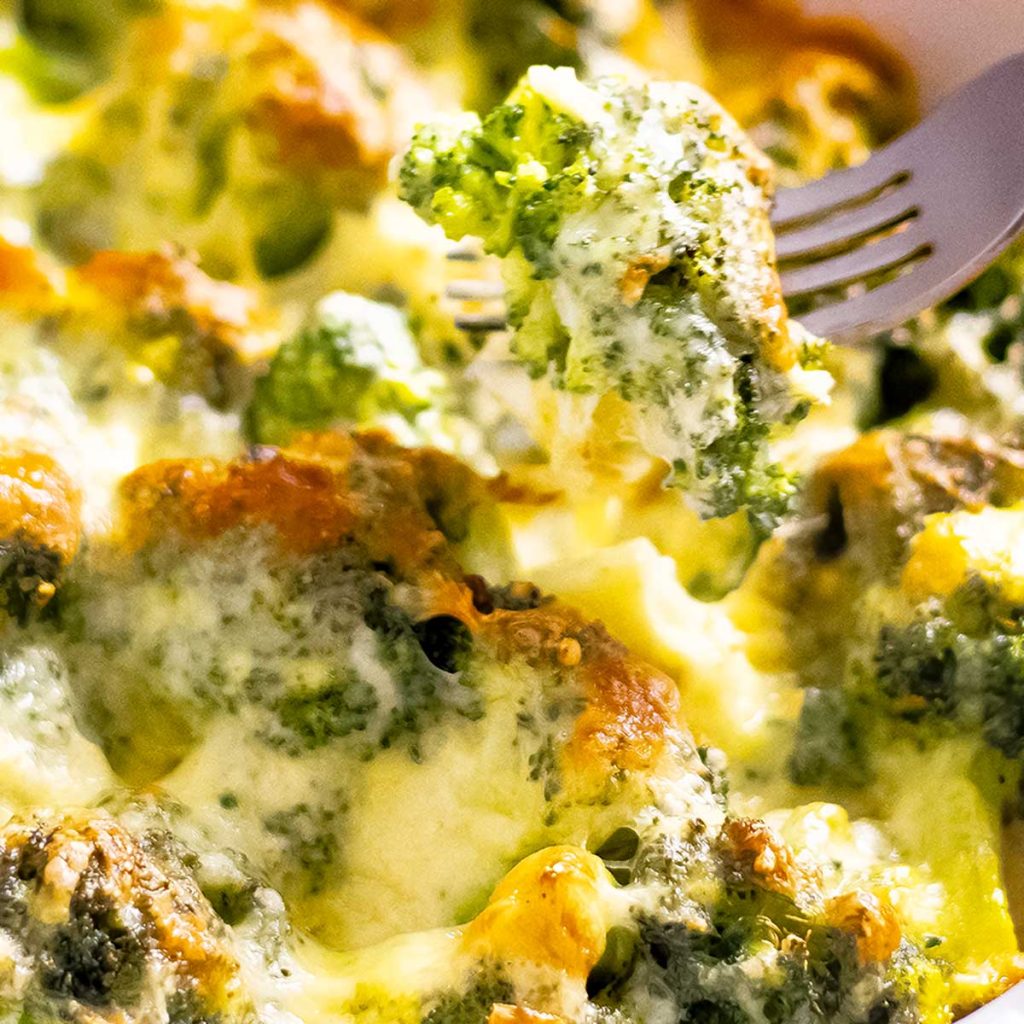 Easy Keto Broccoli Cheese Gratin Recipe Super Healthy!
