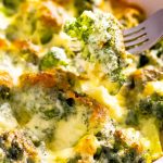 Keto broccoli cheese casserole recipe.