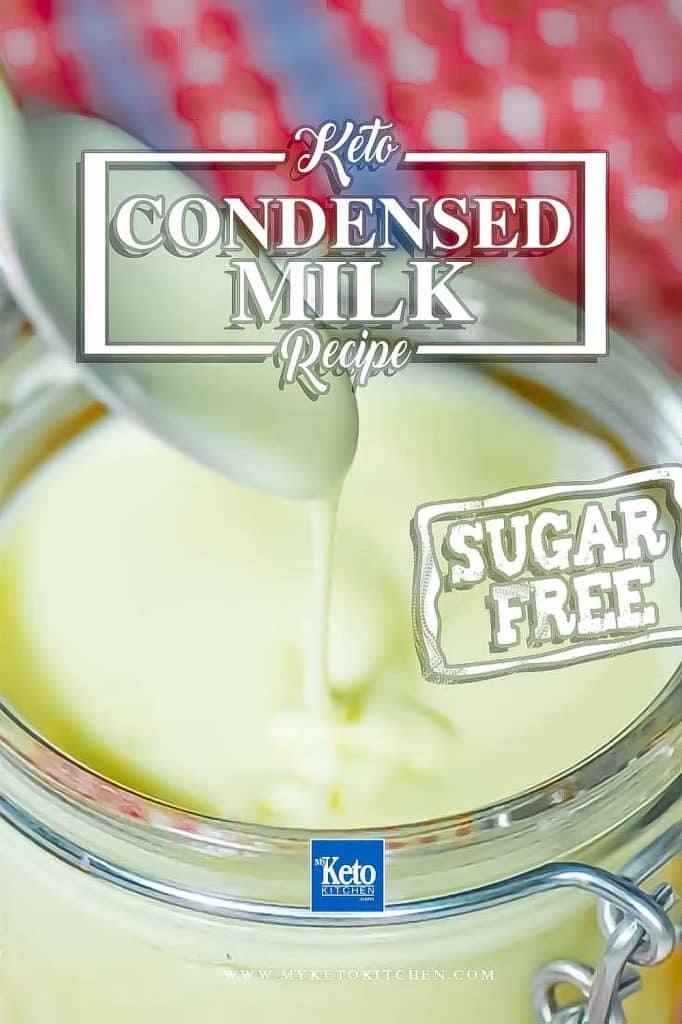 Sugar free condensed milk recipe, super easy to make and keto friendly..