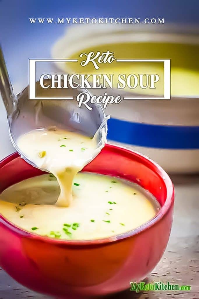 Keto cream of chicken soup.