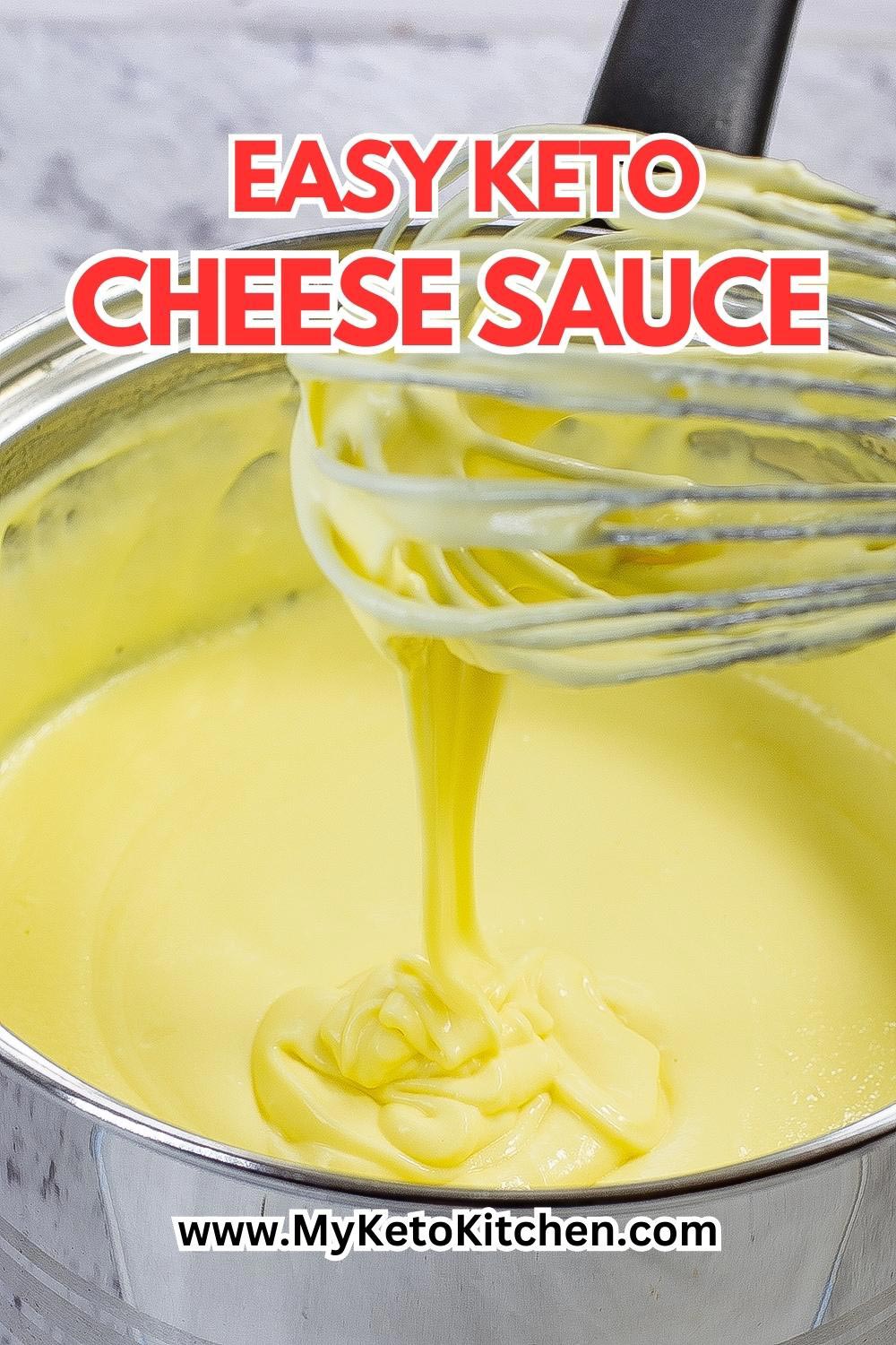 The Best Keto Cheese Sauce Recipe (1g Carbs) Easy 4 Ingredeints
