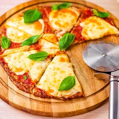 Keto Cauliflower Pizza Crust