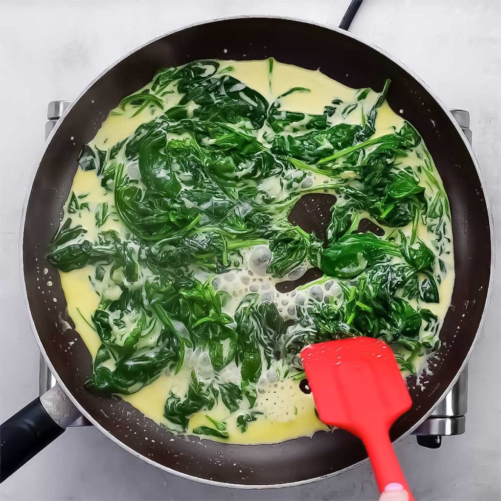 Keto Creamed Spinach.