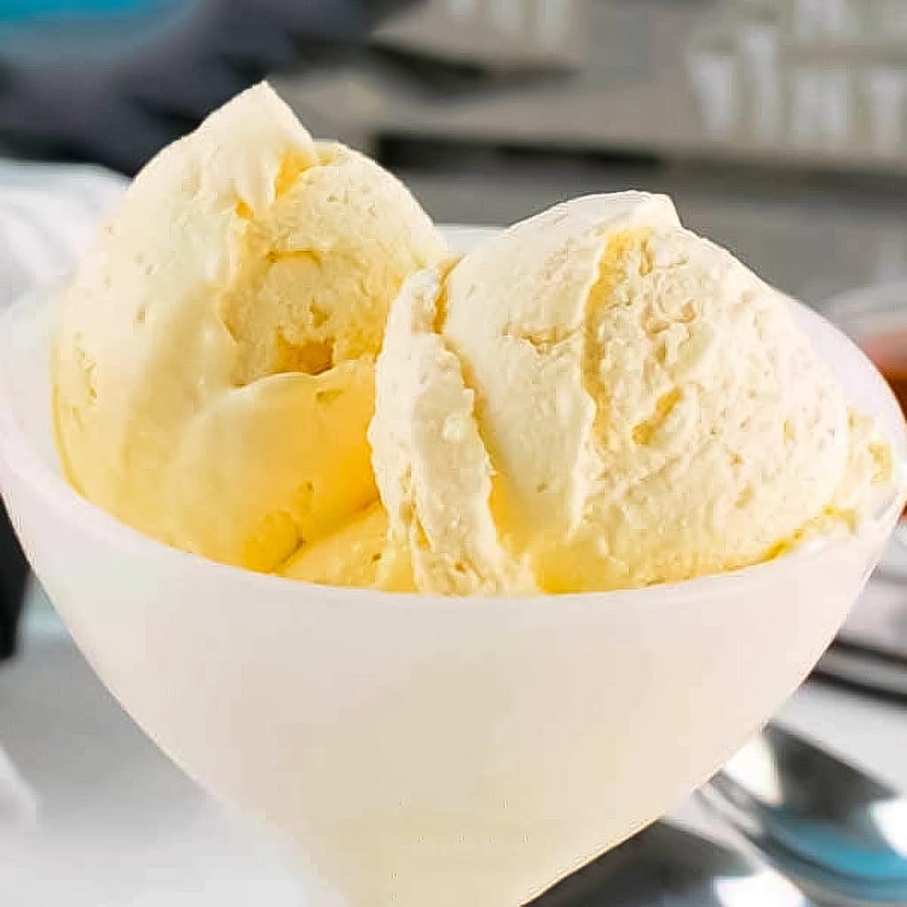 Vanilla No-Churn Keto Ice Cream