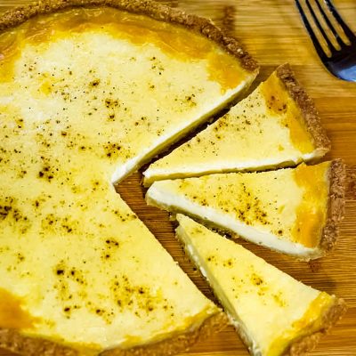 Keto Custard Pie / Tart Recipe (2g Carbs)