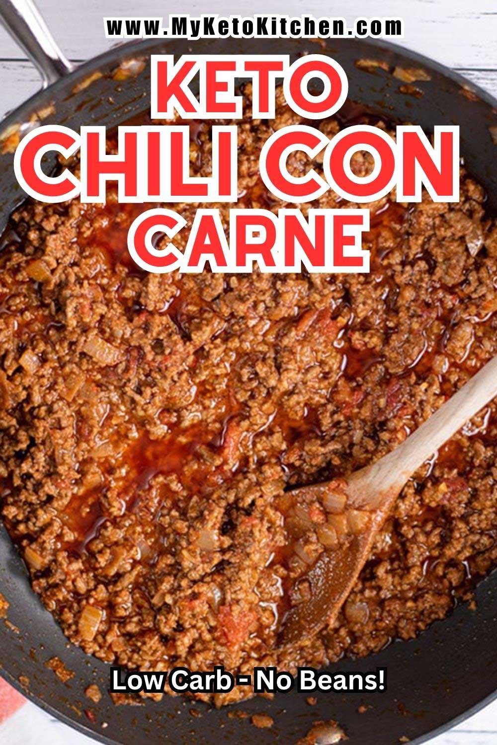 Easy Keto Chilli Con Carne Recipe with No Beans