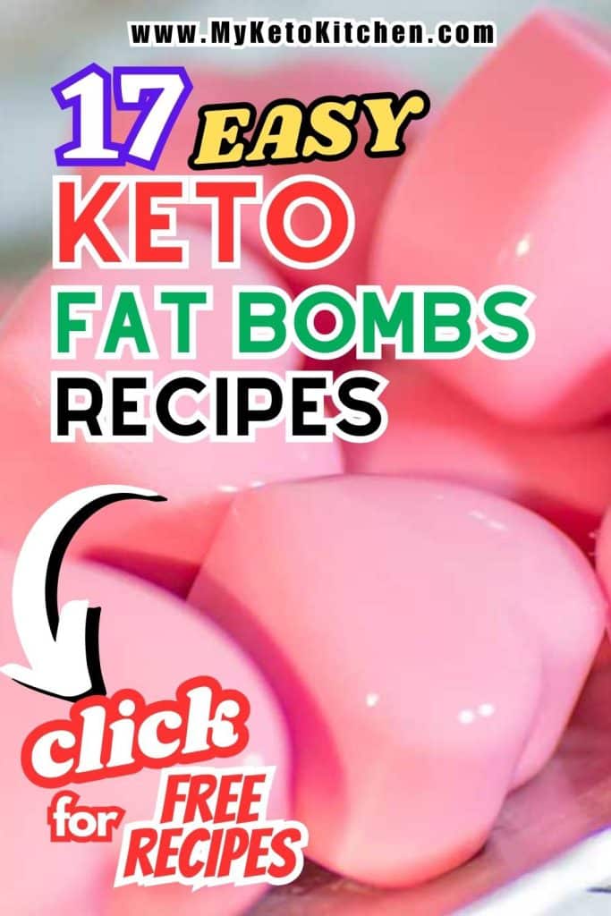 Keto fat bombs image wit ext saying. "the best keto fat bombs recipes.