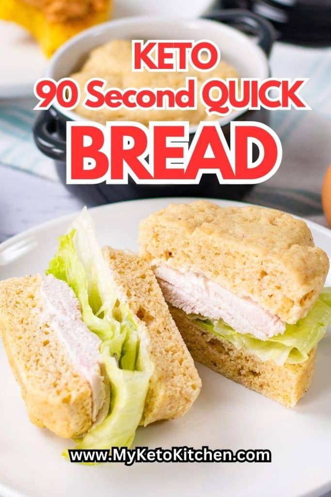Quick bread sandwich on a plate.