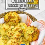 Keto Zucchini Muffins - Savory Cheddar Cheese