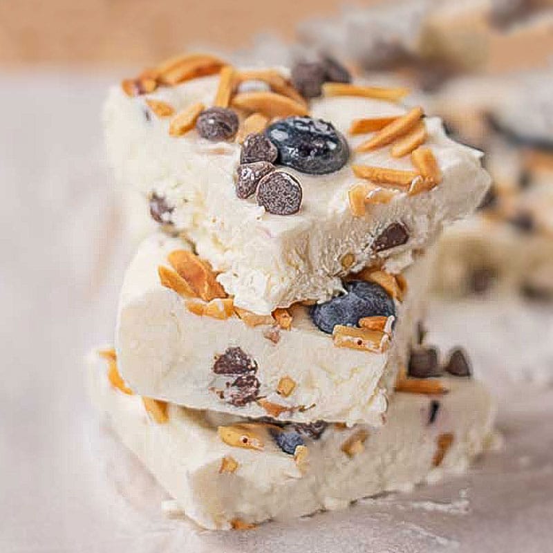 Keto Frozen Yogurt Bars