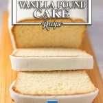 Keto pound cake with sugar free icing.
