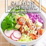 The best keto poke bowl recipe, very low carb and super healthy.
