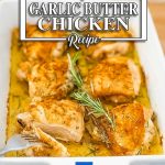 Crispy Garlic Chicken Thighs Recipe – Oven Baked