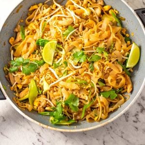 Keto chicken pad thai recipe.