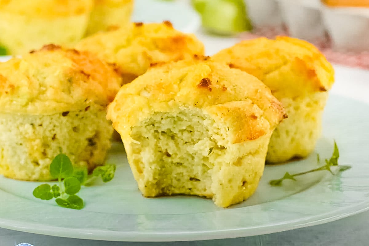 The Best Keto Zucchini Muffins Recipe Savoury Cheese (2g Carbs)