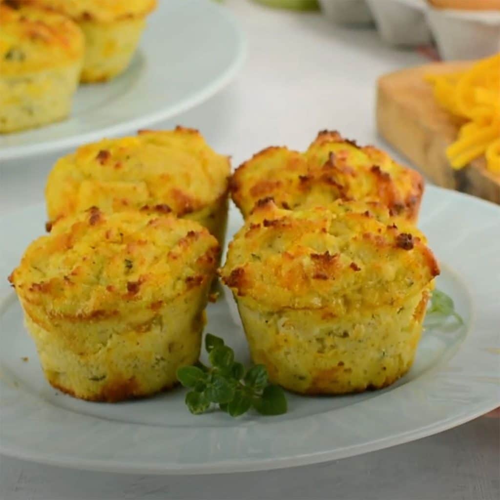 The Best Keto Zucchini Muffins Recipe Savoury Cheese (2g Carbs)