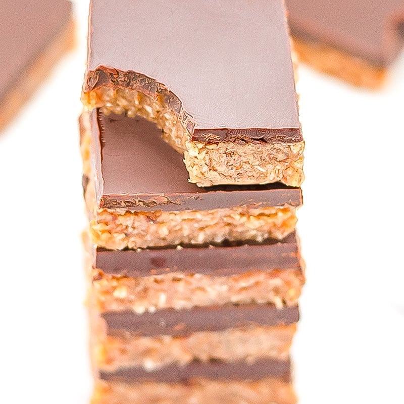 Keto Almond Butter Snack Bars (No Bake)-image