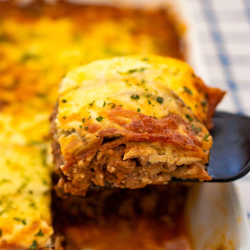 Keto moussaka recipe, eggpant lasagne