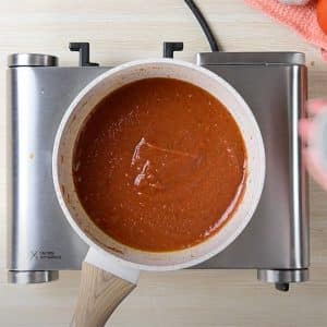 Keto enchilada sauce step 4