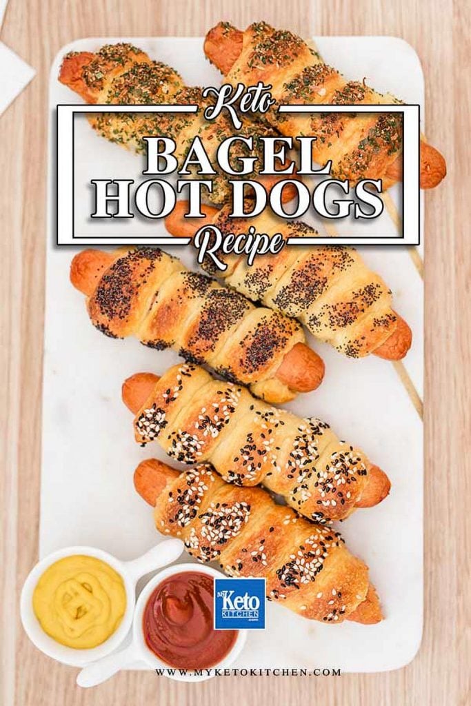 Delicious keto Everything Bagel Dogs Recipe - he Perfect Low Carb Finger Food.