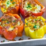 Stuffed peppers.