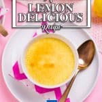 Easy keto lemon delicious recipe